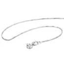 35cm-80cm 0.65mm Thin Real 925 Sterling Silver Slim Box Chain Necklace Women Girls Jewelry Kolye Collares Collier