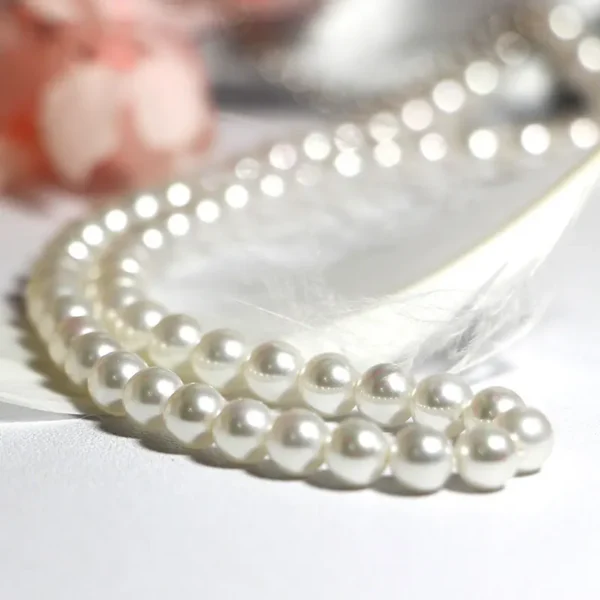 Elegant Silver 925 Jewelry Classic Temperament Wedding Necklace 4-10mm Shell Pearl Cream 925 Sterling Silver Chain for Women - Image 5