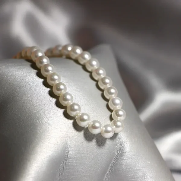 Elegant Silver 925 Jewelry Classic Temperament Wedding Necklace 4-10mm Shell Pearl Cream 925 Sterling Silver Chain for Women - Image 6