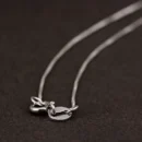 35cm-80cm 0.65mm Thin Real 925 Sterling Silver Slim Box Chain Necklace Women Girls Jewelry Kolye Collares Collier