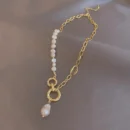 100% Natural Baroque Freshwater Pearl Fashion 14K Gold Filled Female Necklace Bridal Wedding Ceremony Propose Jewellery