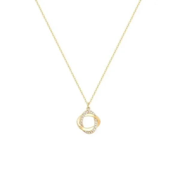 Fashion Cross Rotating 925 Sterling Silver Pendant Chain 14k Gold Plated Necklace Gold Necklace for Women Fine Jewelry - Image 6