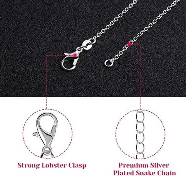 30PCS 925 Sterling silver 1MM circle round chains necklace for women fashion party luxury designer jewelry wedding pendant - Image 2