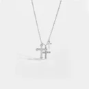 ANDYWEN Winter 925 Sterling Silver Gold Three Cross Pendant Charm Long Chain Necklace 2023 Fashion Fine Jewelry 2021 Gift