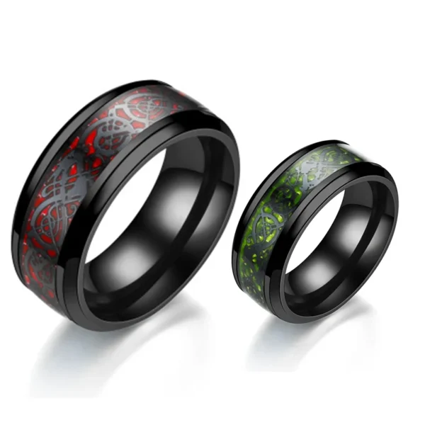 02 2024 Dragon Ring For Men Women Wedding Stainless Steel Jewelry