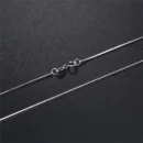 925 sterling silver necklace women, silver fashion jewelry Snake Chain 1mm Necklace 16 18 20 22 24"