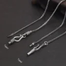 925 Sterling Silver Vintage Braided Sweater Chain Twist-off Detachable Men's and Women's Punk Jewelry Accessories