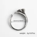 New hot selling alloy mouse ring with adjustable animal ring in Europe and America